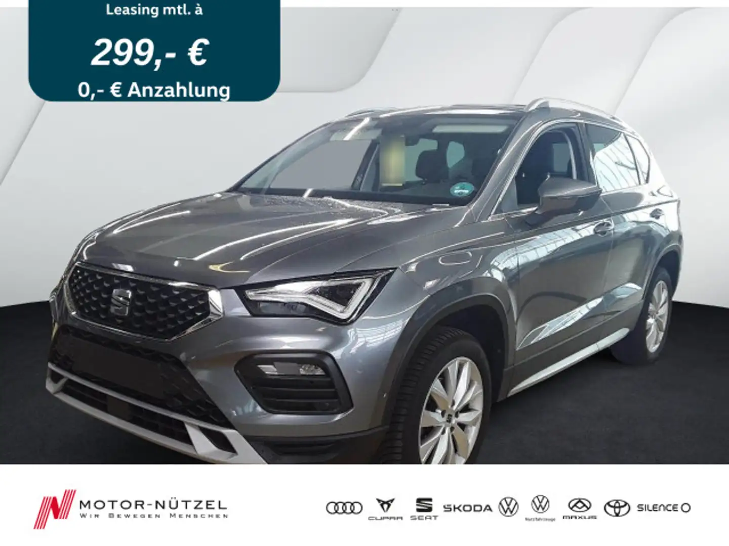 SEAT Ateca 1.5 TSI X-PERIENCE LED+NAVI+AHK+KAMERA+ACC Grau - 1
