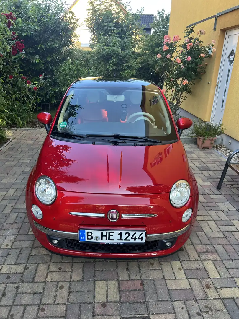 Fiat 500 2.HAND | 100.000KM | Automatik | Glasdach Rot - 1