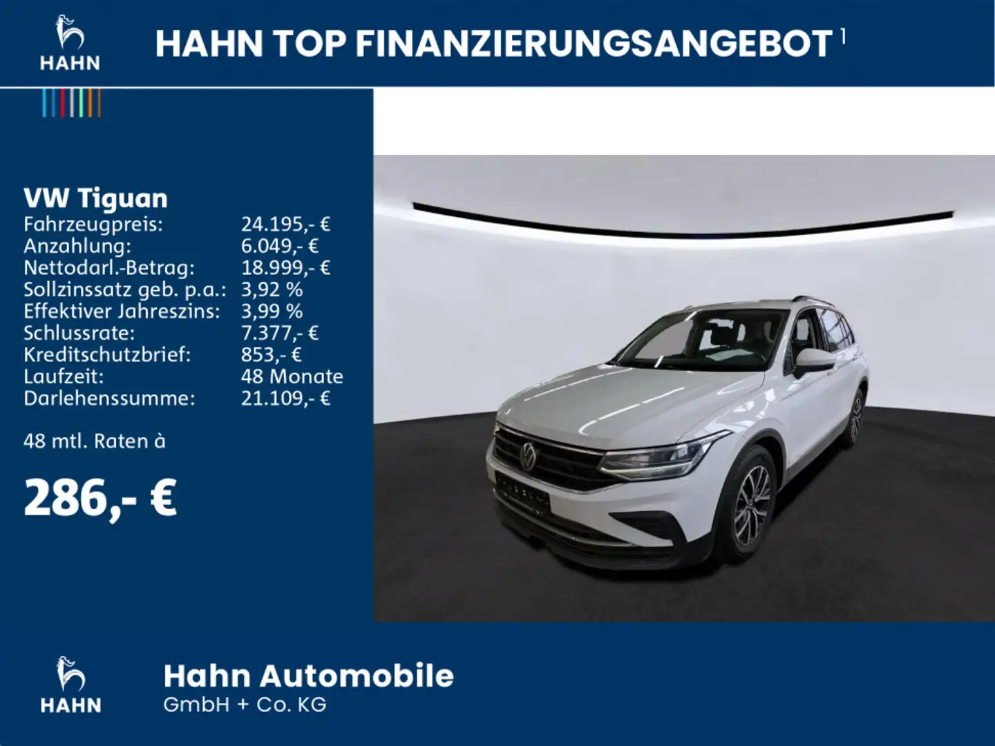 Volkswagen Tiguan Life 1.5TSI LED Spurh Climatronic SHZ PDC Weiß - 2