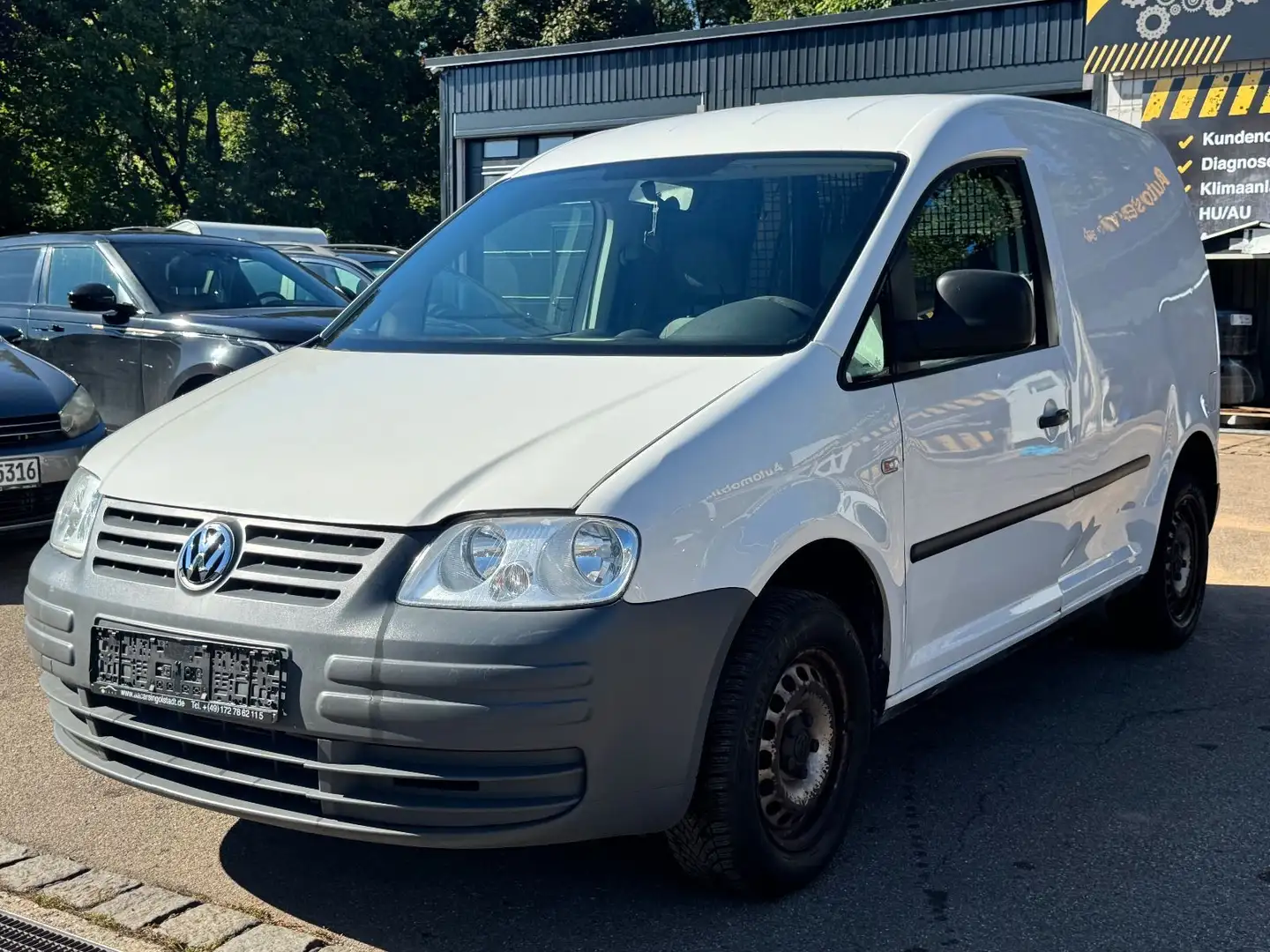 Volkswagen Caddy Kasten 1,9TDI Schiebetür Radio TÜV Weiß - 2