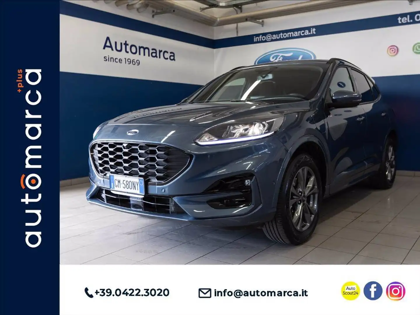 Ford Kuga 2.5 phev ST-Line 2wd 225cv cvt Blu/Azzurro - 1