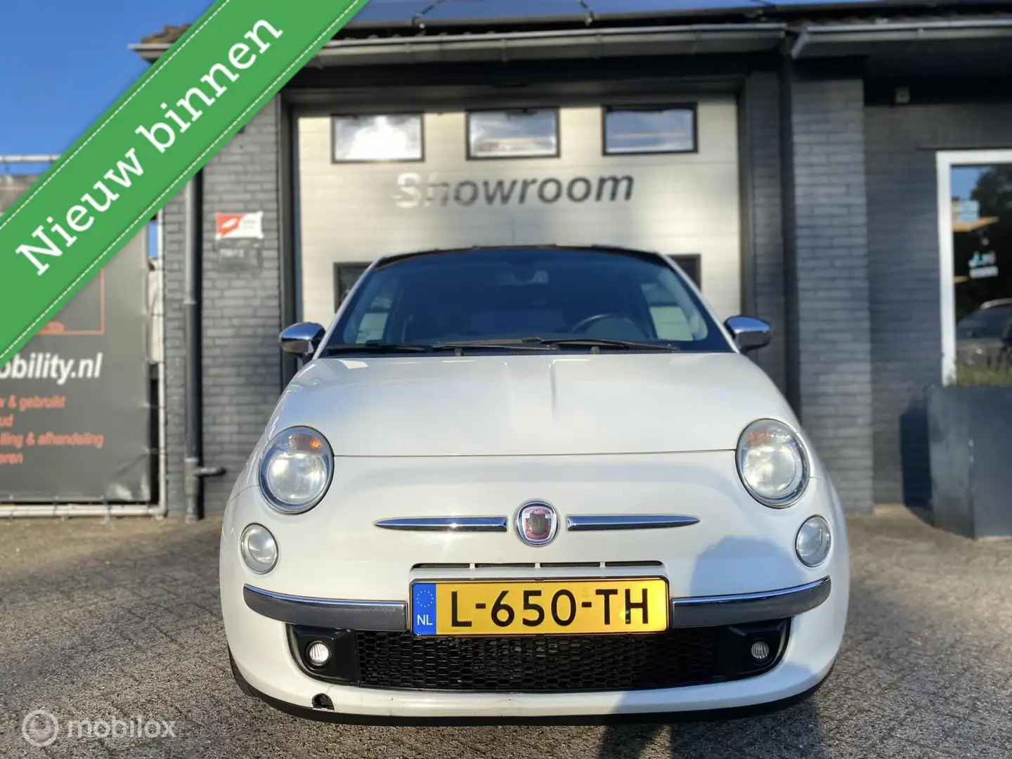 Fiat 500 1.2 Lounge Blanc - 2