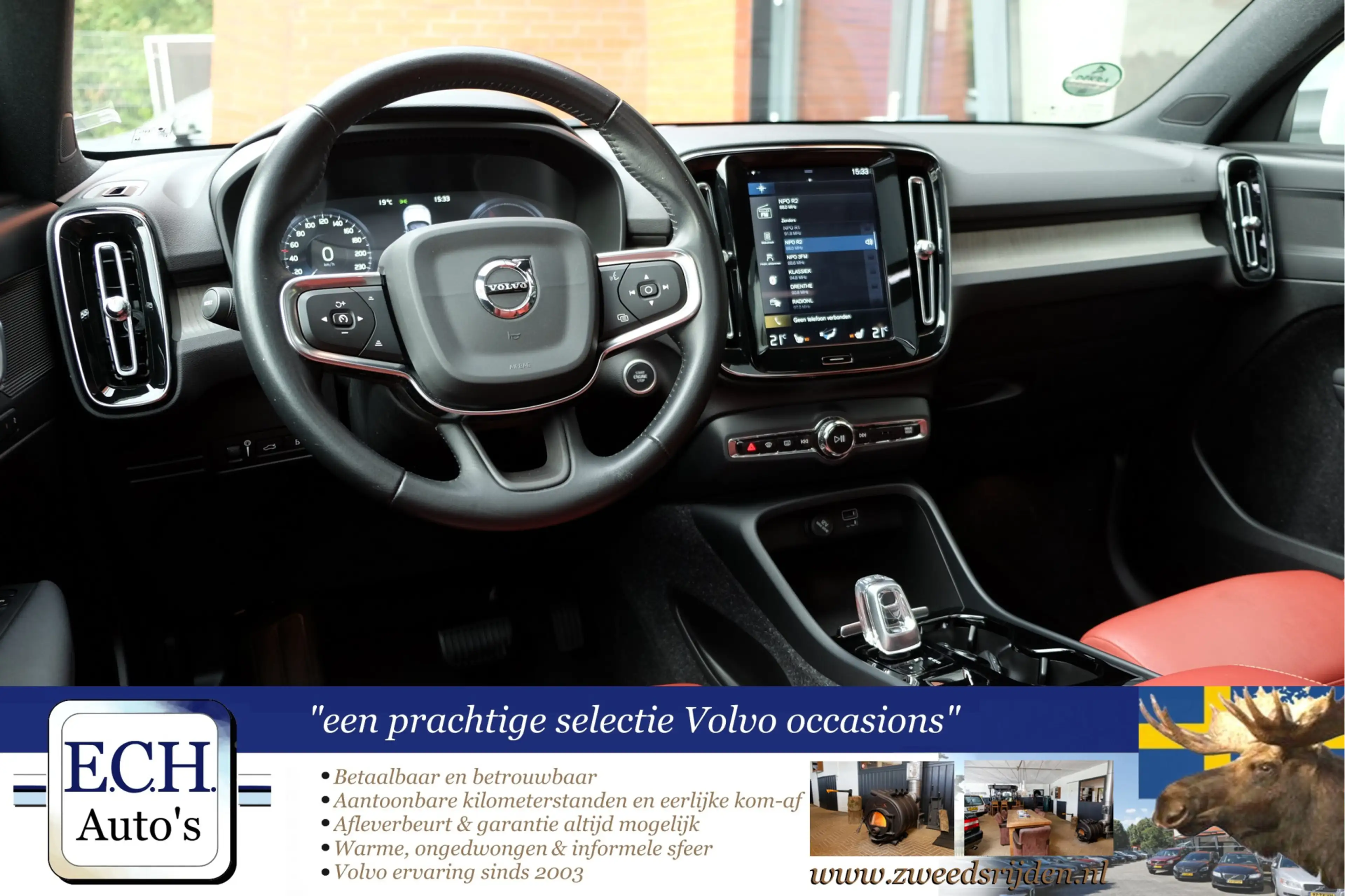 Volvo XC40 1.5 T5 Twin Engine Inscription, Panoramadak, Leer, — photo 35