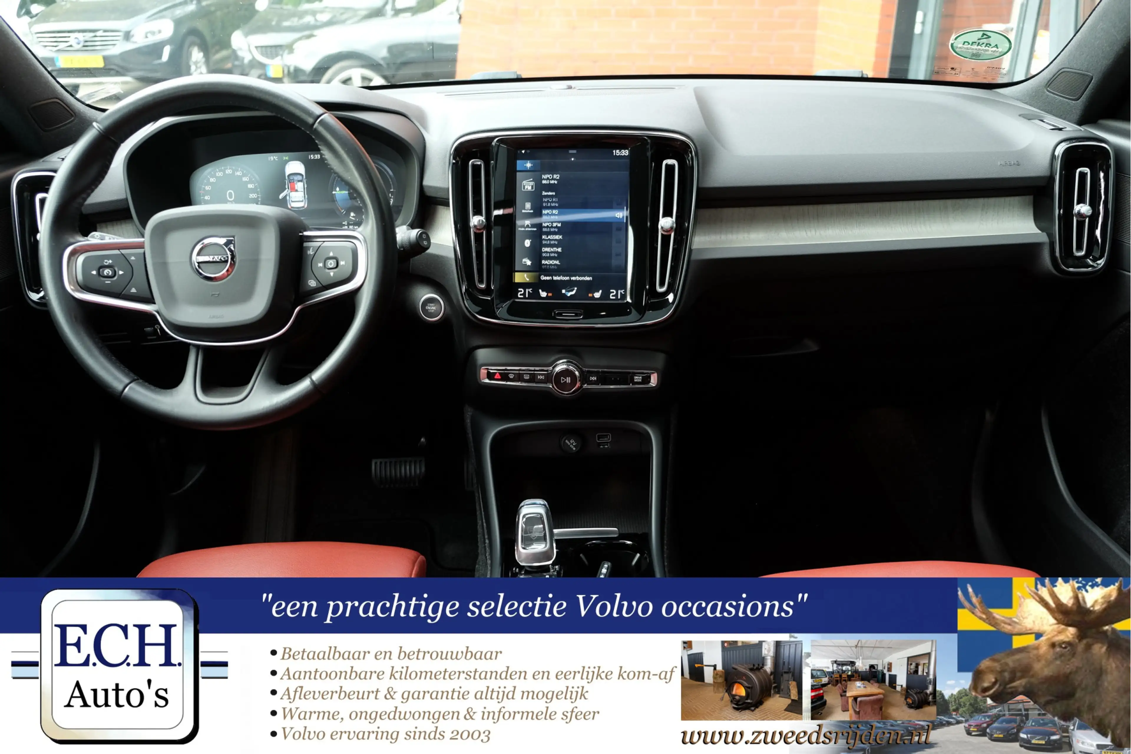 Volvo XC40 1.5 T5 Twin Engine Inscription, Panoramadak, Leer, — photo 19