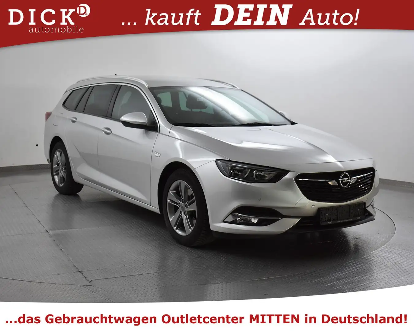 Opel Insignia ST 2.0d Dynamic 4X4 NAV+KAM+SHZ+AHK+DAB Srebrny - 1
