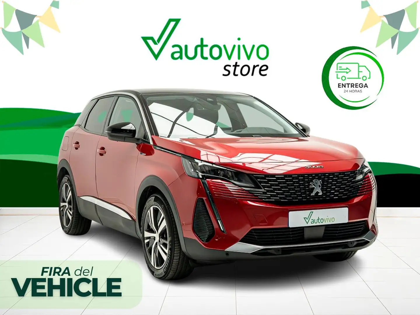 Peugeot 3008 N  ALLURE PACK 1.6 HYBRID 225CV  E-AUTO 5P Rojo - 1