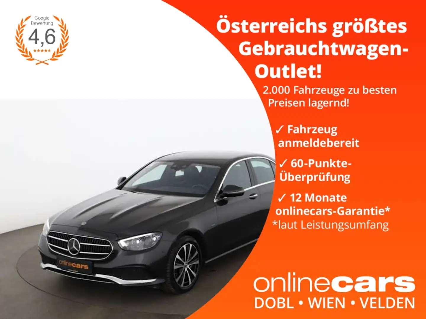 Mercedes-Benz E 300 de Avantgarde Aut LED 360-CAM RADAR NAVI Grau - 1