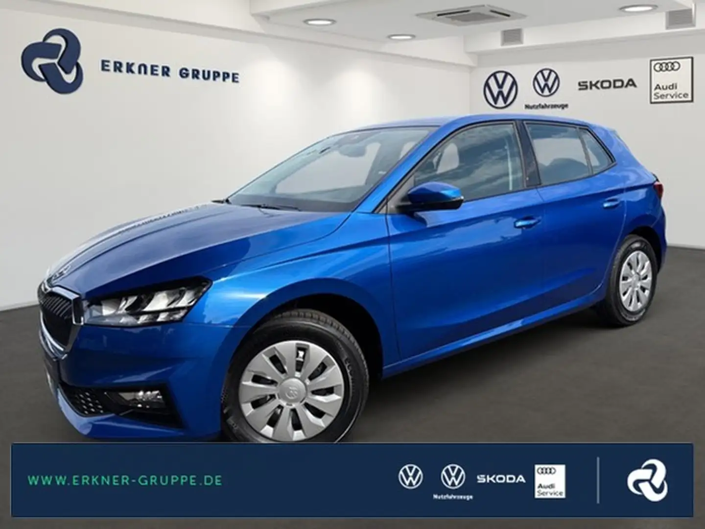 Skoda Fabia 1.0l TSI Essence +LED+PDC+KLIMA+SHZ+ Bleu - 1