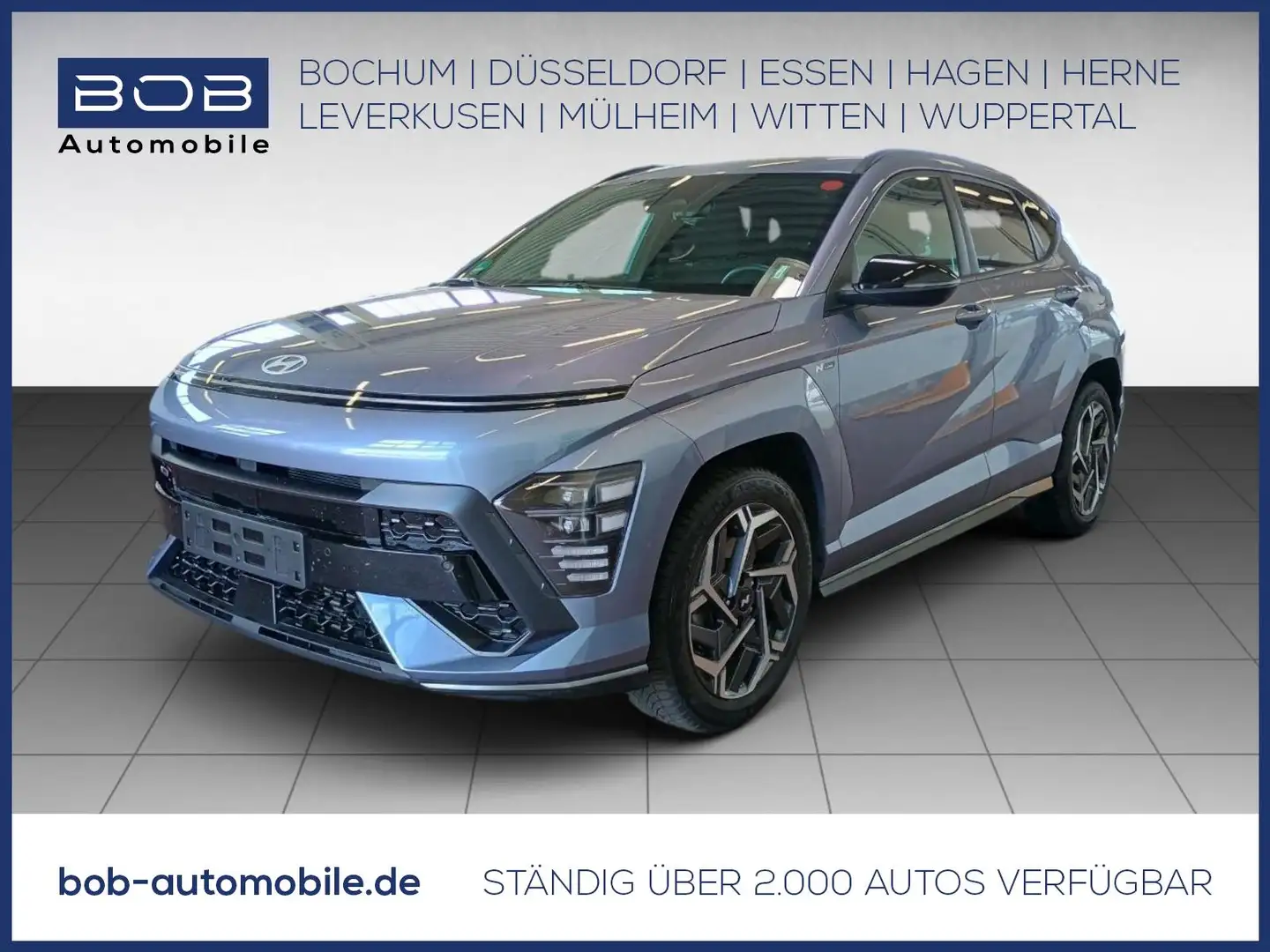 Hyundai KONA 1.6 T-GDI DCT N Line LED NAVI ACC KAMERA BT Blau - 1