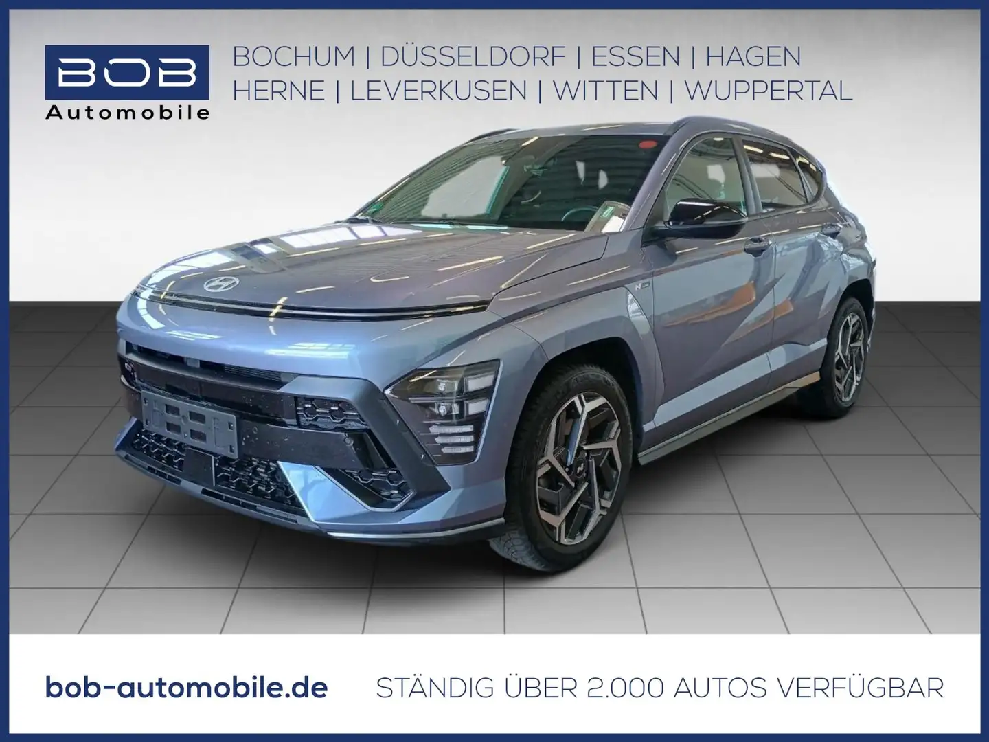 Hyundai KONA 1.6 T-GDI DCT N Line LED NAVI ACC KAMERA BT Niebieski - 1