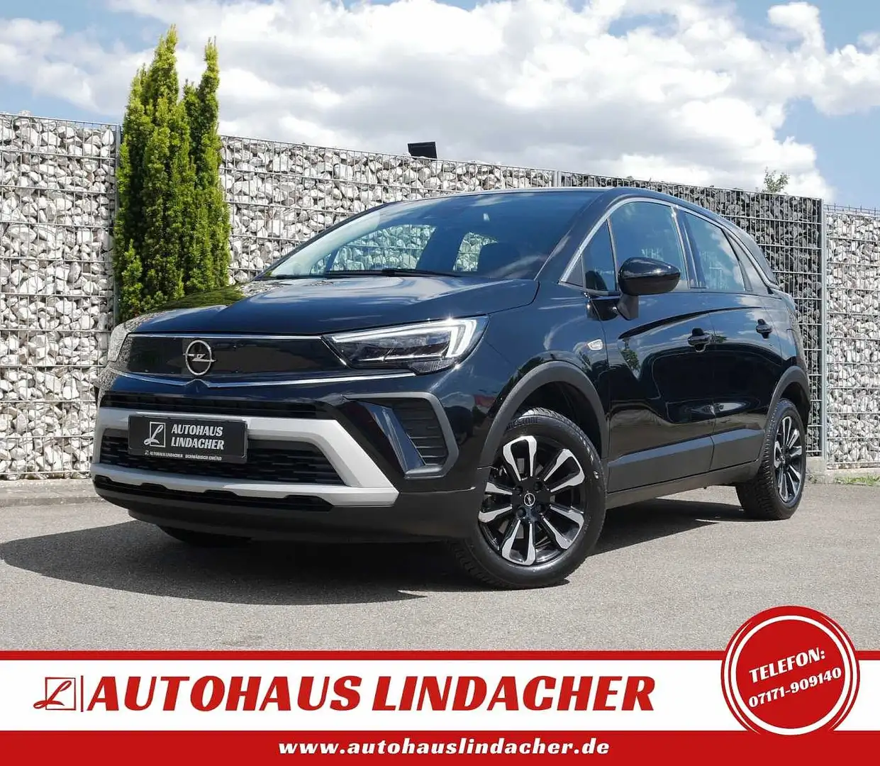 Opel Crossland 1.2 Elegance I Teilleder I LED Noir - 1