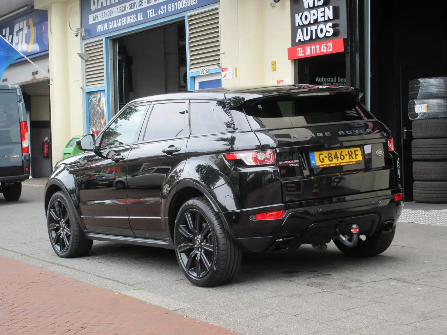 Land Rover Range Rover Evoque 2.2 TD4 4WD Prestige Aut Leer Navi Camera Pano Sto Zwart - 2