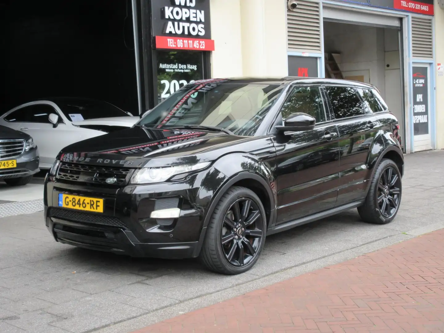 Land Rover Range Rover Evoque 2.2 TD4 4WD Prestige Aut Leer Navi Camera Pano Sto Zwart - 1