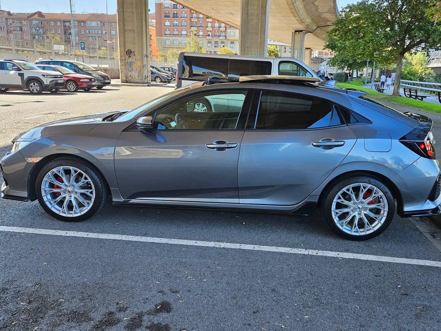 Honda Civic Civic 1.5 VTEC Turbo Sport Plus Sport Plus Gris - 2