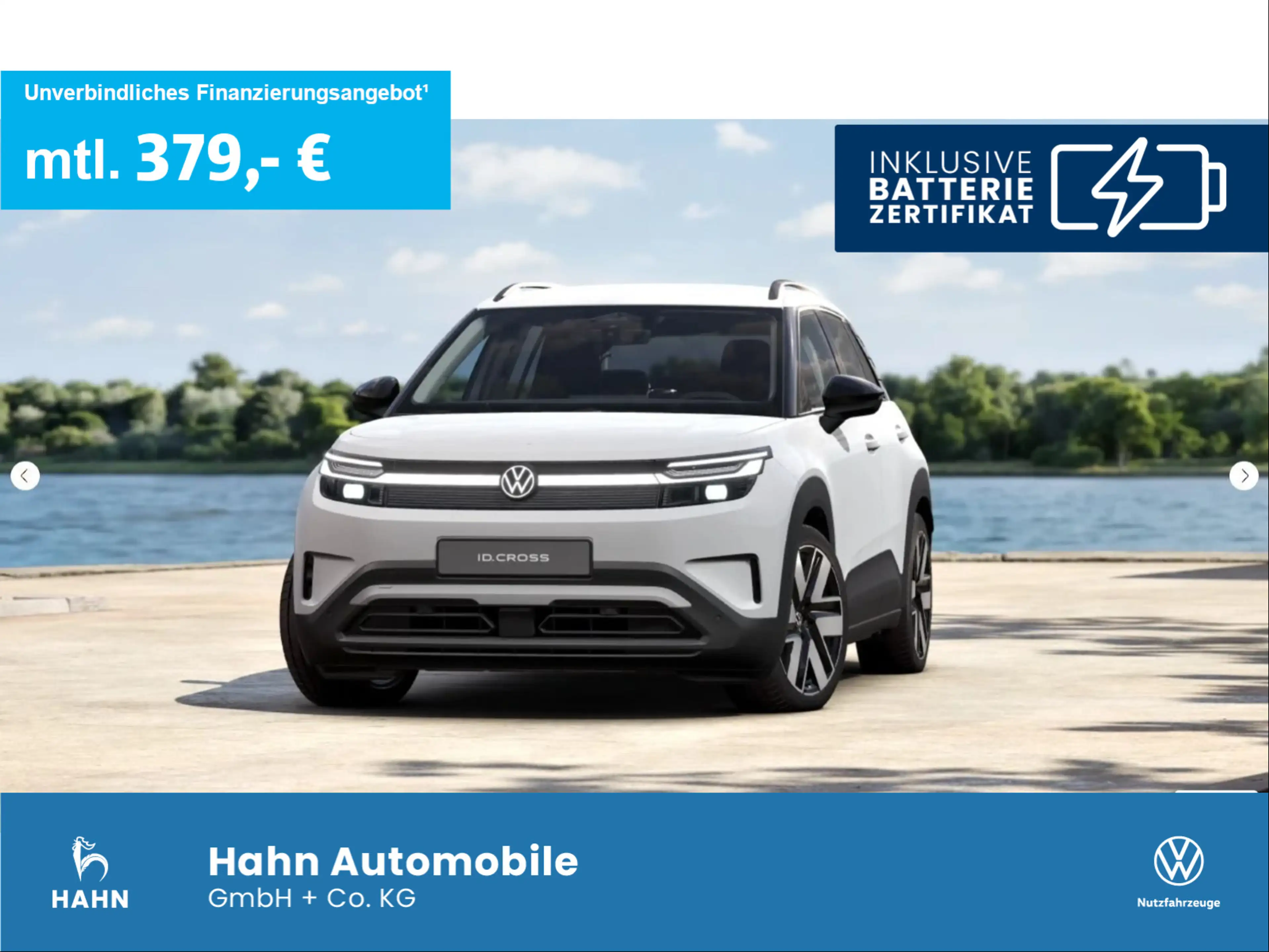 Volkswagen ID. Cross Life 211PS 52 KWh NAV AHK IQ 19"
