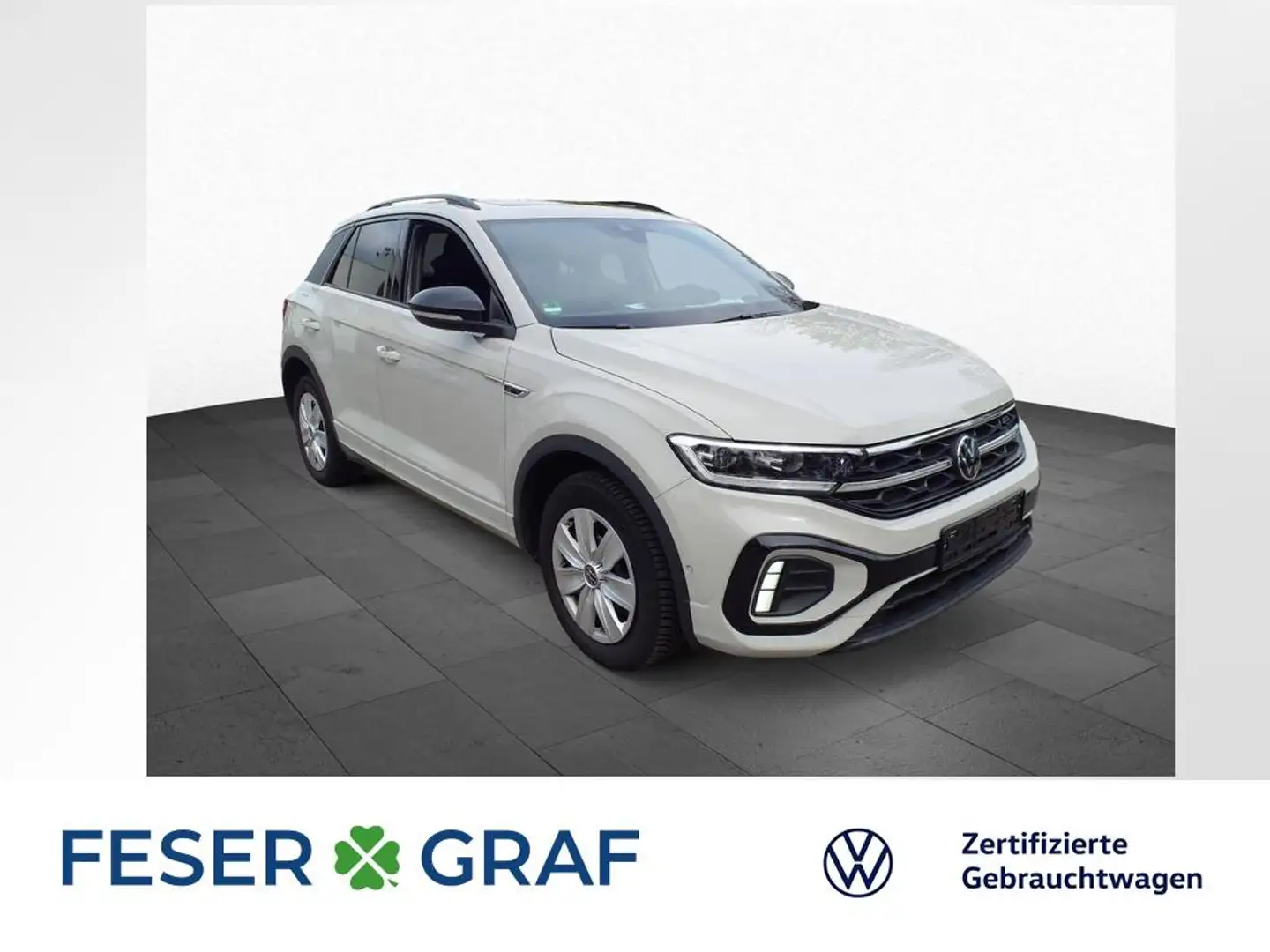 Volkswagen T-Roc 2.0 TSI DSG R-Line BLACK PANO AHK KAM Grau - 1