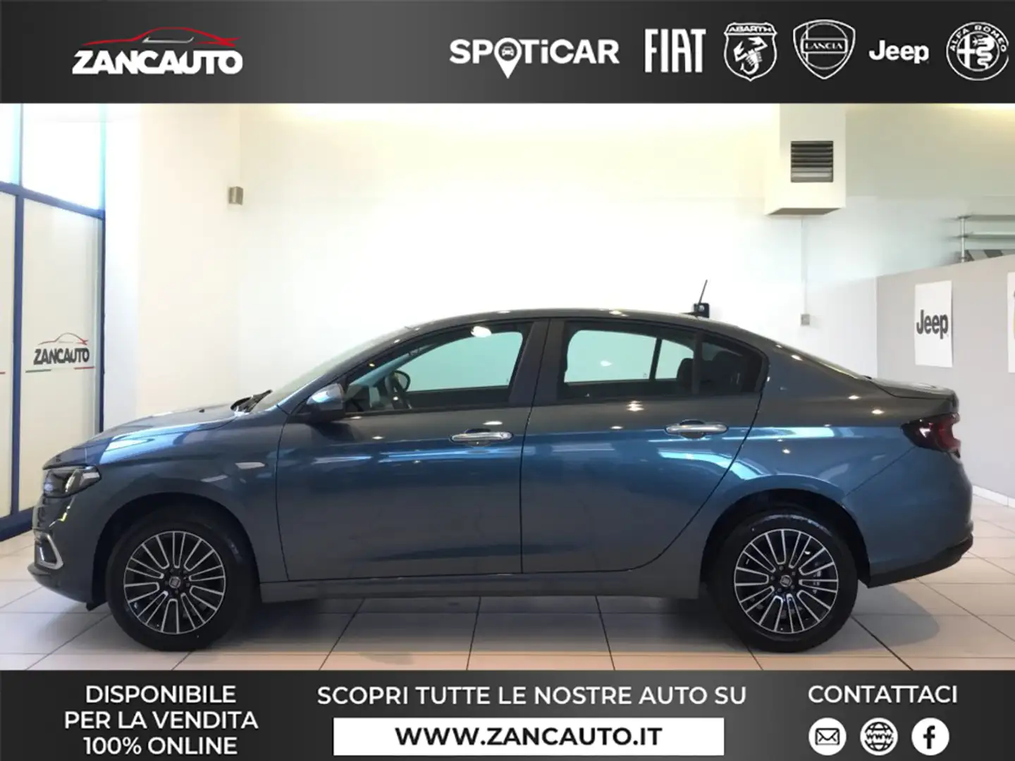 Fiat Tipo 1.6 Mjt S&S 4 porte City PROMO AGOSTO Azul - 1