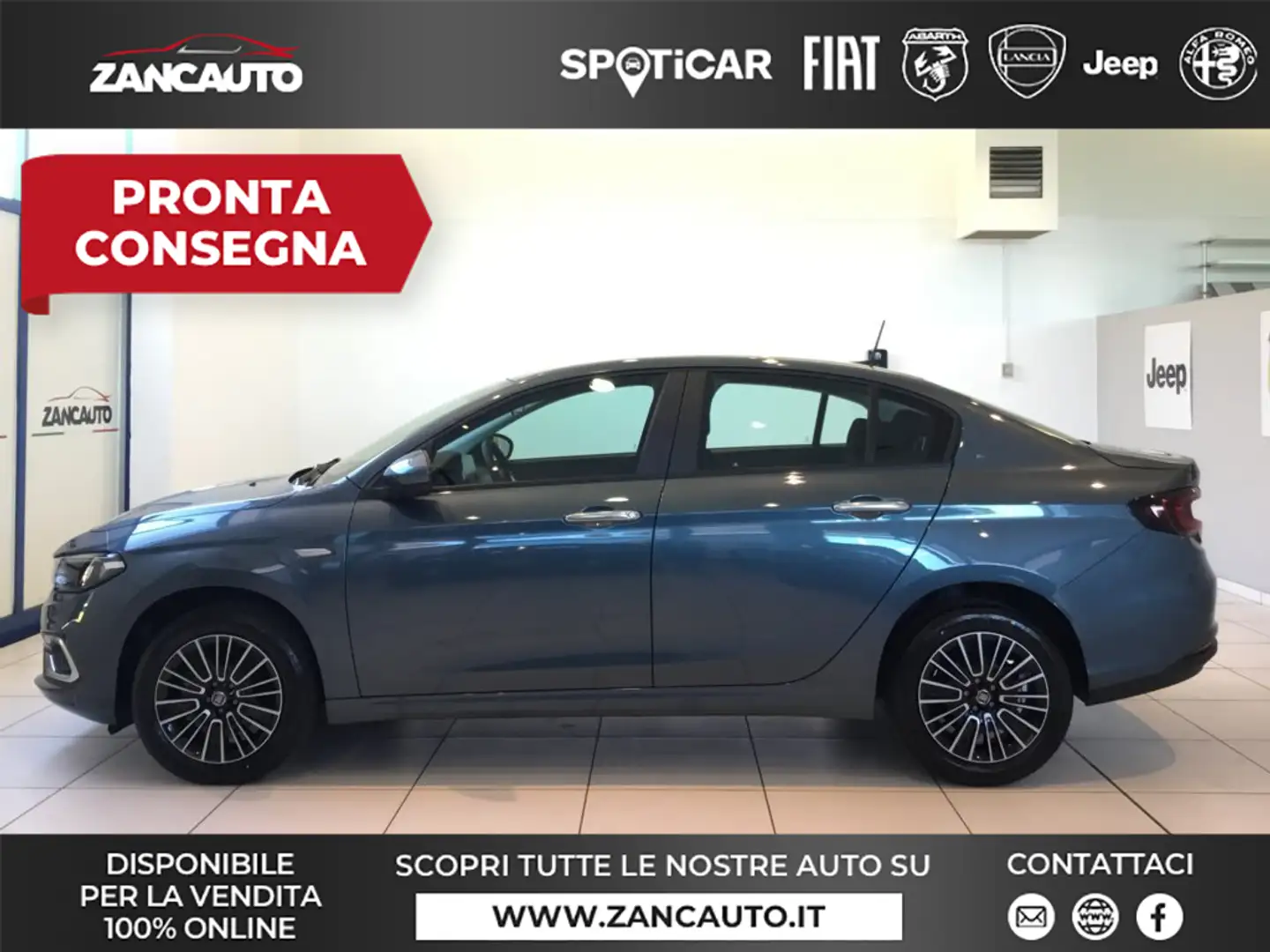 Fiat Tipo 1.6 Mjt S&S 4 porte City PROMO LUGLIO Blu/Azzurro - 1