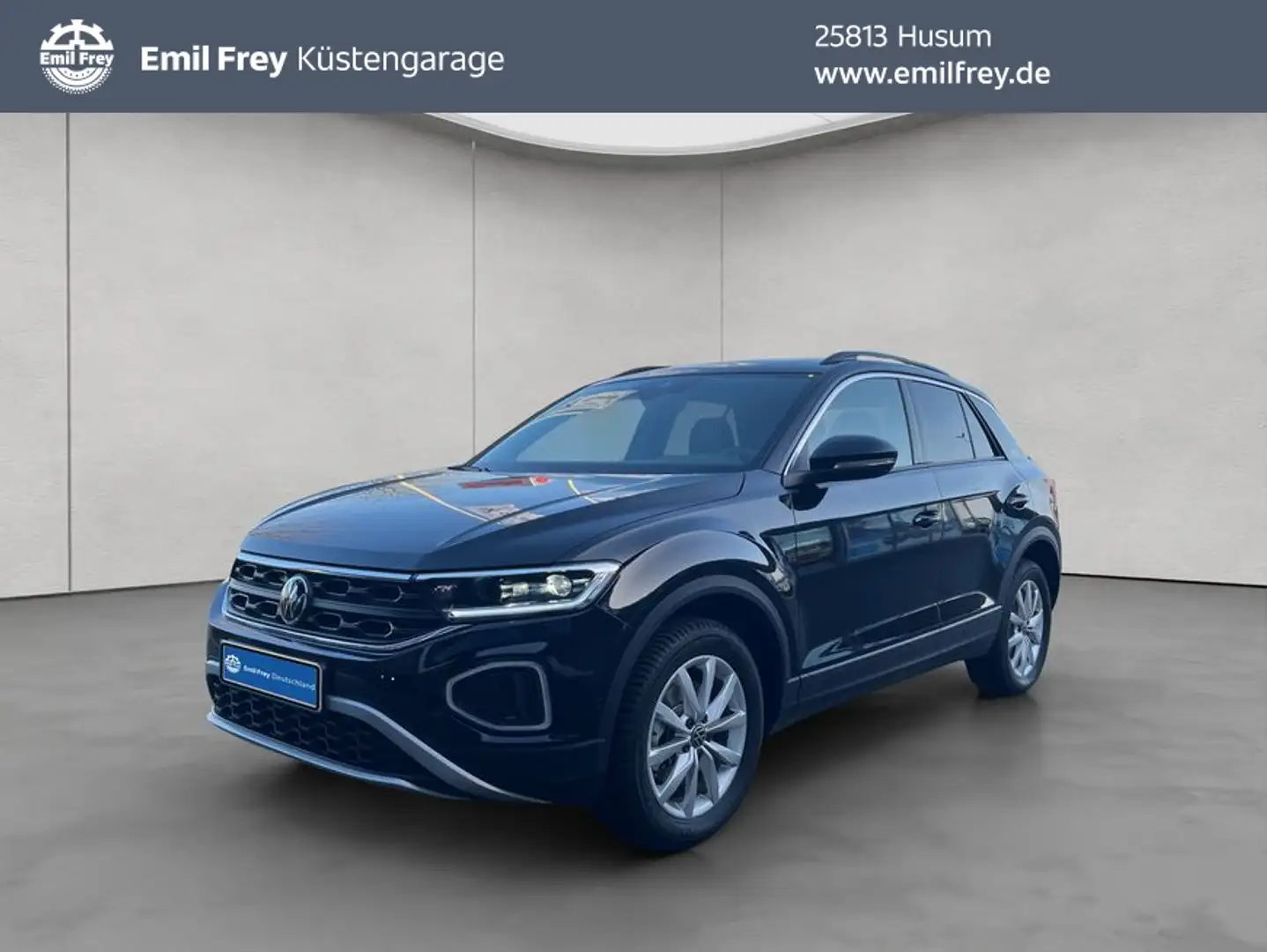 Volkswagen T-Roc GOAL 2.0 l TDI DSG,NAVI,RFK,AHK Schwarz - 1
