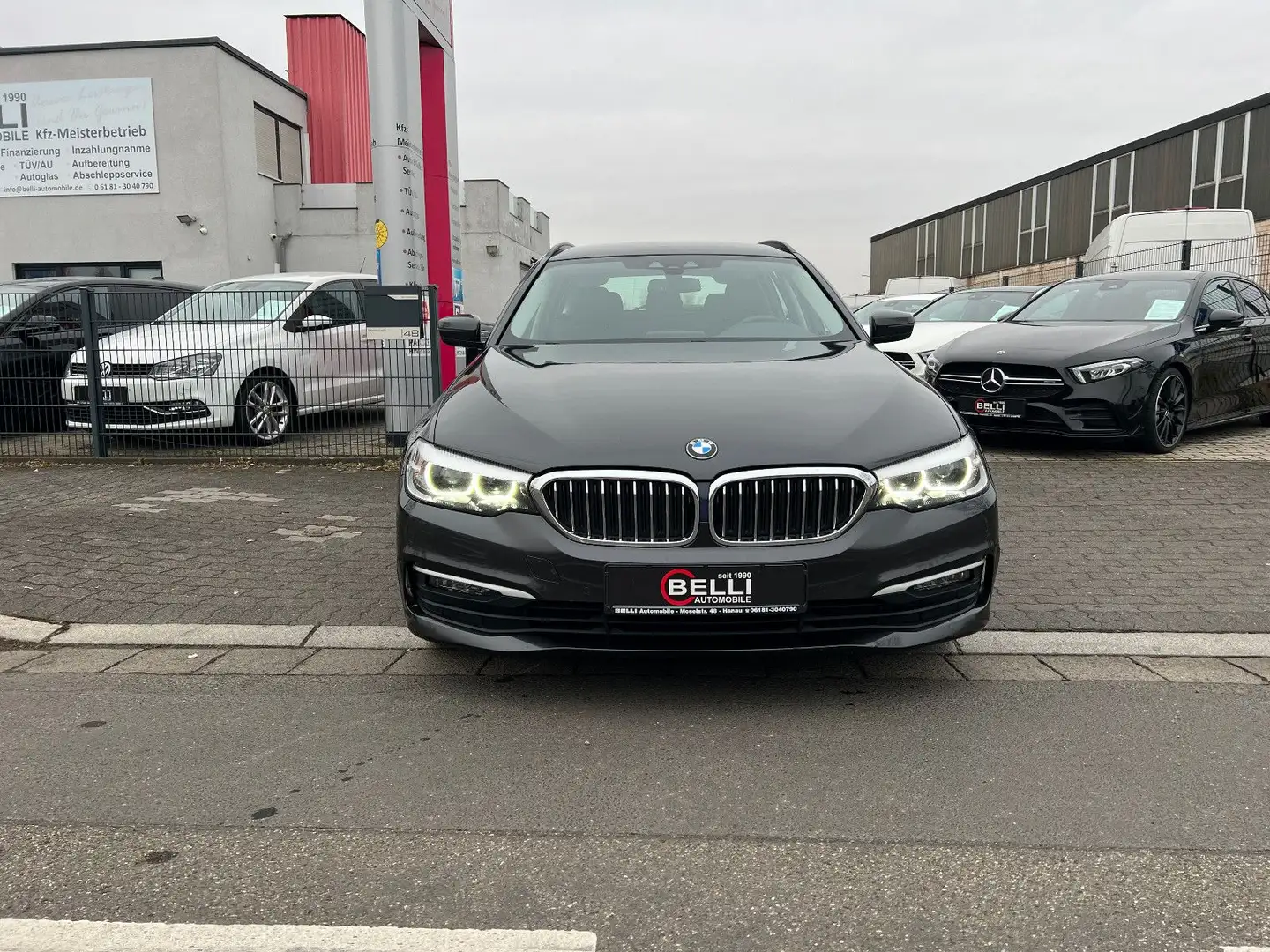 BMW 520 d Touring Live Cockpit LED FINANZIERUNG Gris - 2