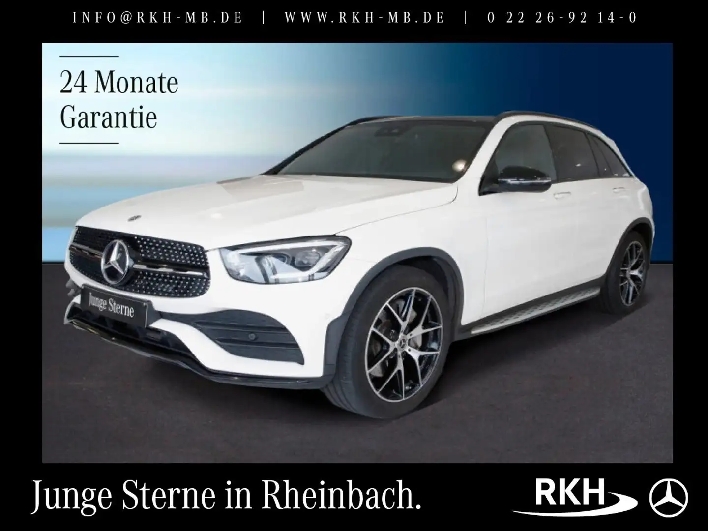 Mercedes-Benz GLC 200 GLC 200 4M AMG Line Night/Pano/Multibeam/Kamera Weiß - 1
