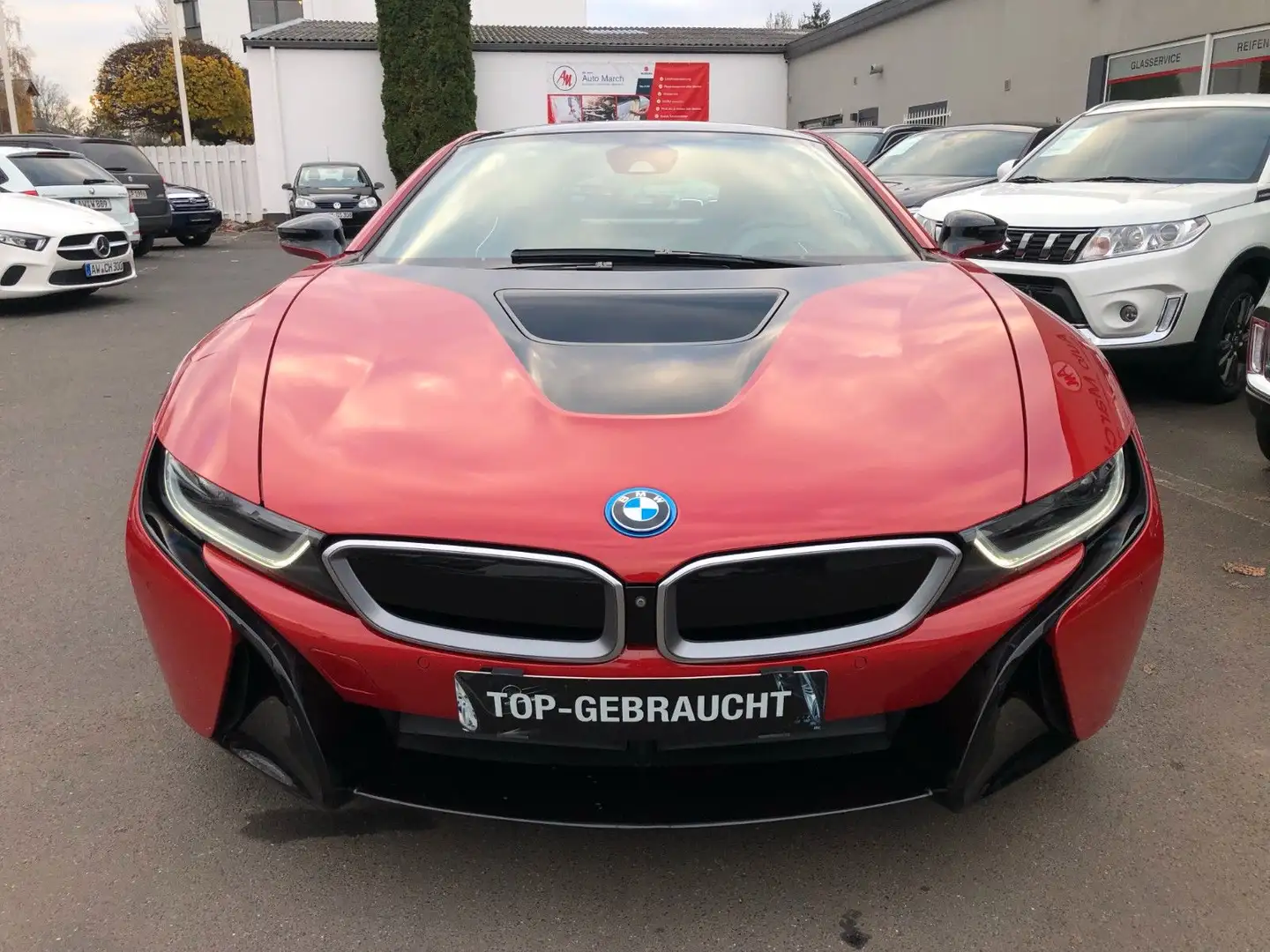 BMW i8 coupe*Protonic Red Edition*HUD*LED*H&K*DAB* Rosso - 2