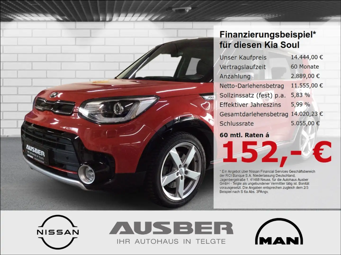 Kia Soul Turbo 1.6 T-GDI PGD Kamera AHK Navi Rojo - 1