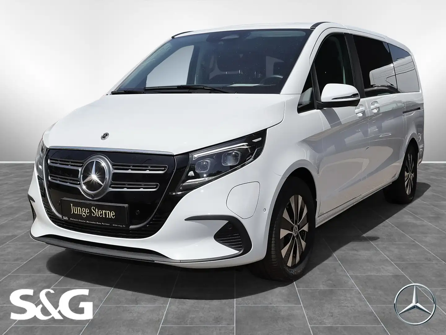 Mercedes-Benz EQV 300 Lang MBUX+Sitzheizung+Navi Blanc - 1