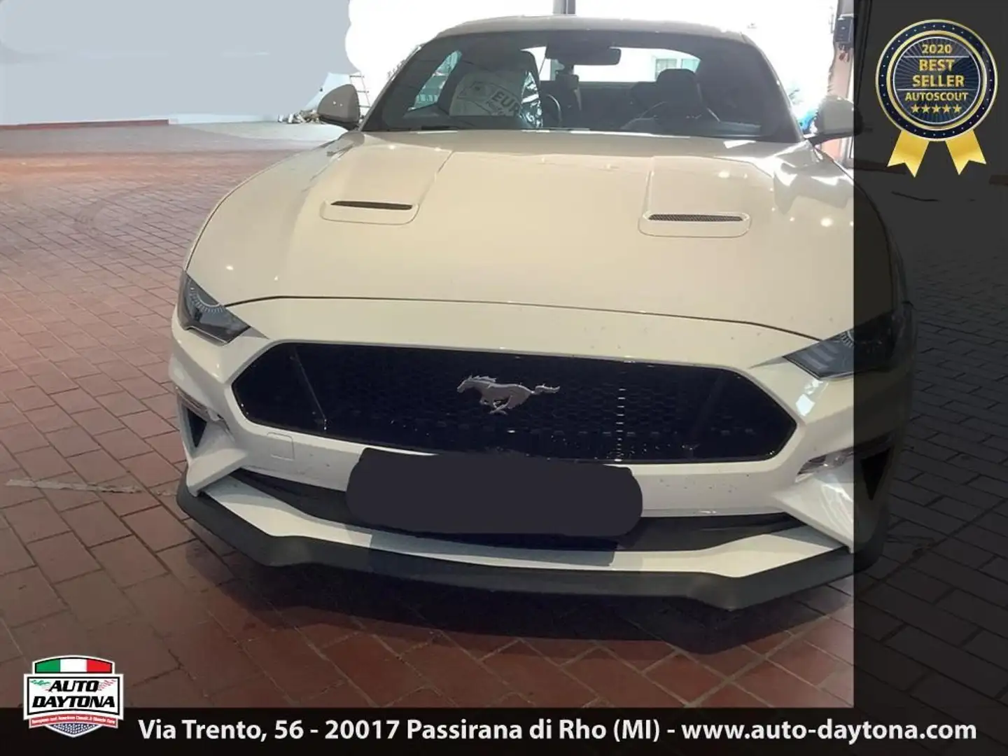 Ford Mustang Fastback 5.0 V8 GT  CERTIFICATA FORD EUROPEA Blanc - 2