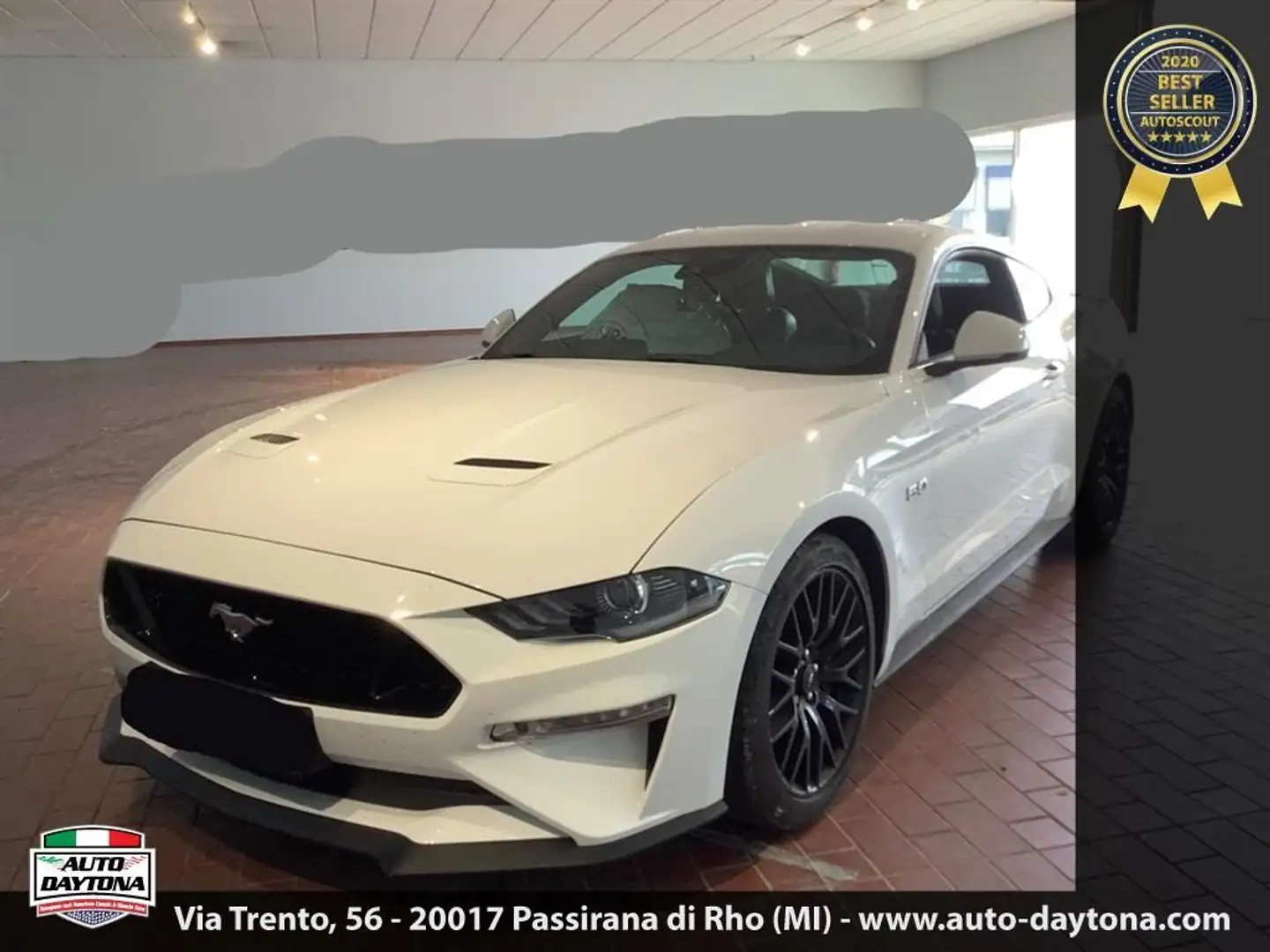 Ford Mustang Fastback 5.0 V8 GT  CERTIFICATA FORD EUROPEA Blanc - 1