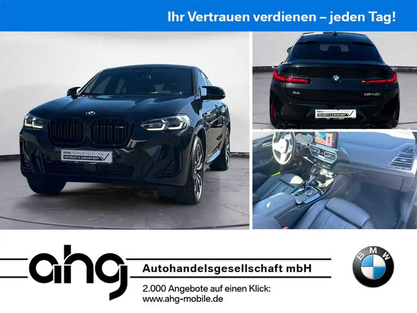 BMW X4 M i AT Innovationsp. Laserlicht HeadUp ACC H Schwarz - 1