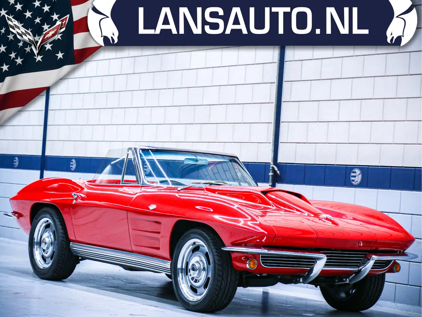 Chevrolet Corvette C2 Stingray /502 | Body off gerestaureerd Červená - 1