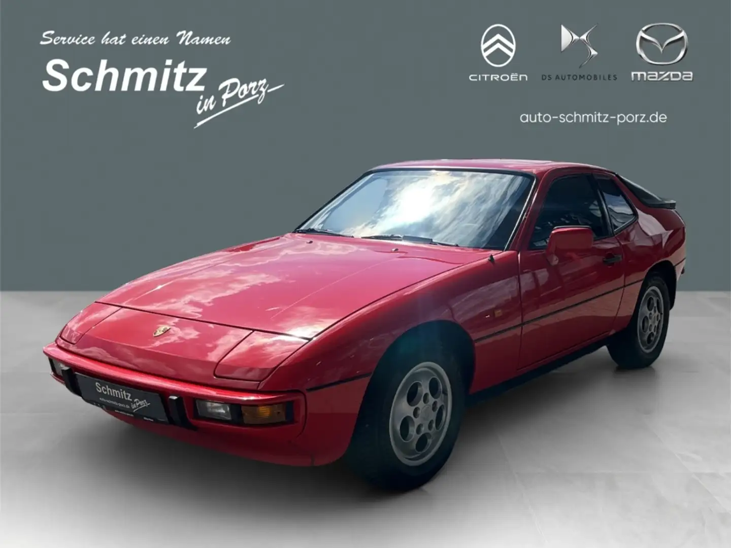 Porsche 924 S Targa, bluetooth, Originallack mit Gutachten Rot - 1