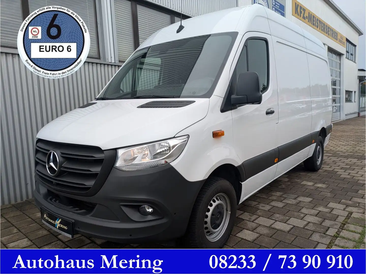 Mercedes-Benz Sprinter RWD 317 L2H2 Navi 360° Schwingsitz 1A* Blanc - 1