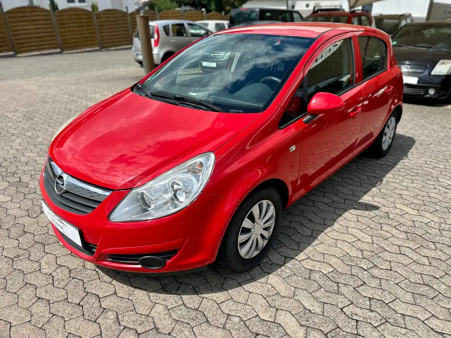 Opel Corsa D Edition*2.HAND*NUR 44TKM*AUTOMATIK* Rosso - 2
