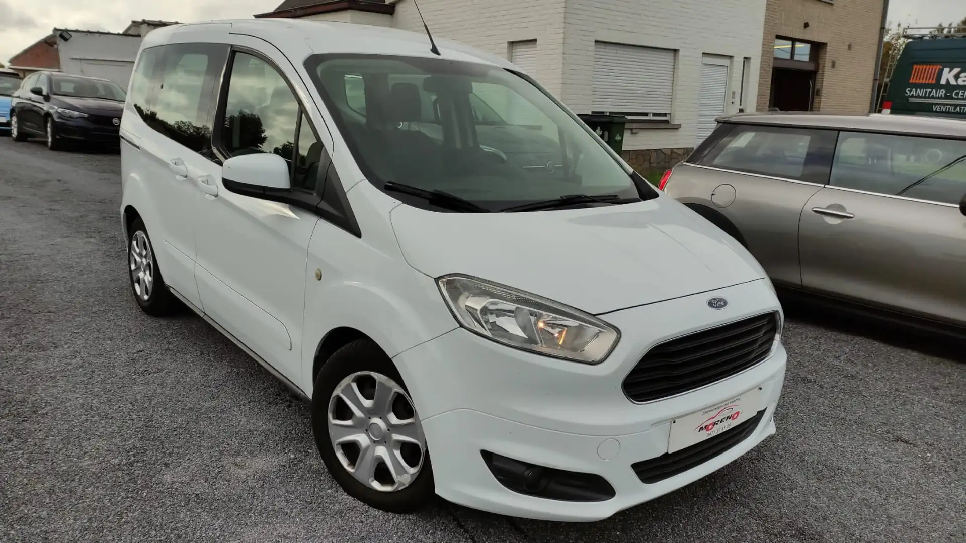 Ford Transit Courier 12 maanden waarborg airco euro6 Biały - 1