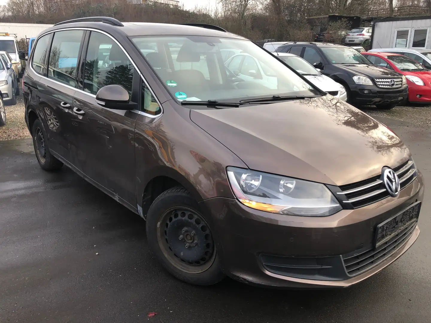 Volkswagen Sharan Comfortline BMT Brun - 2