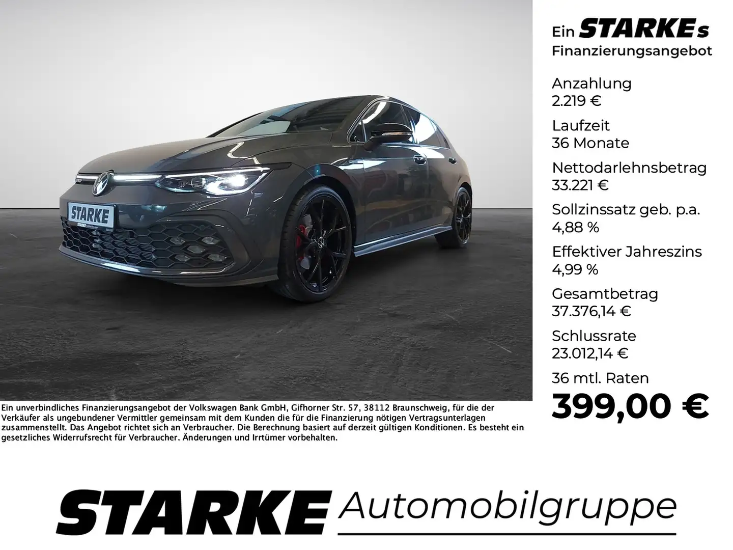 Volkswagen Golf GTD 2.0 TDI DSG Gris - 1