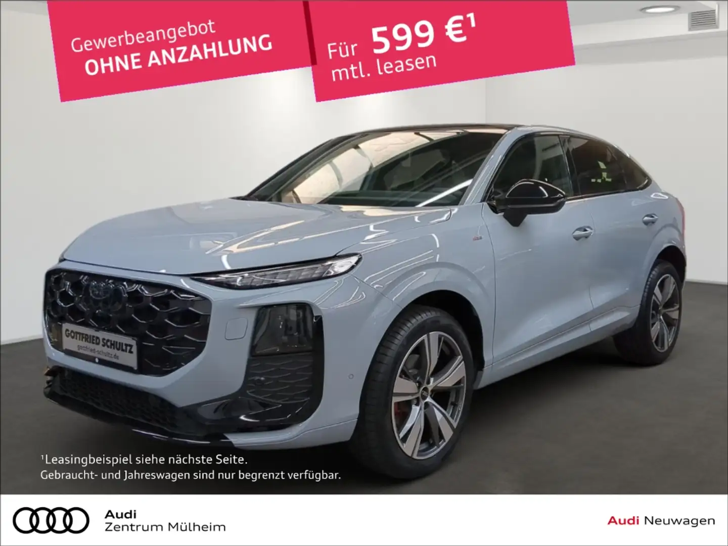 Audi Q3 Sportback TFSI 110 kWSportpaket El. Panodach Navi Grijs - 1