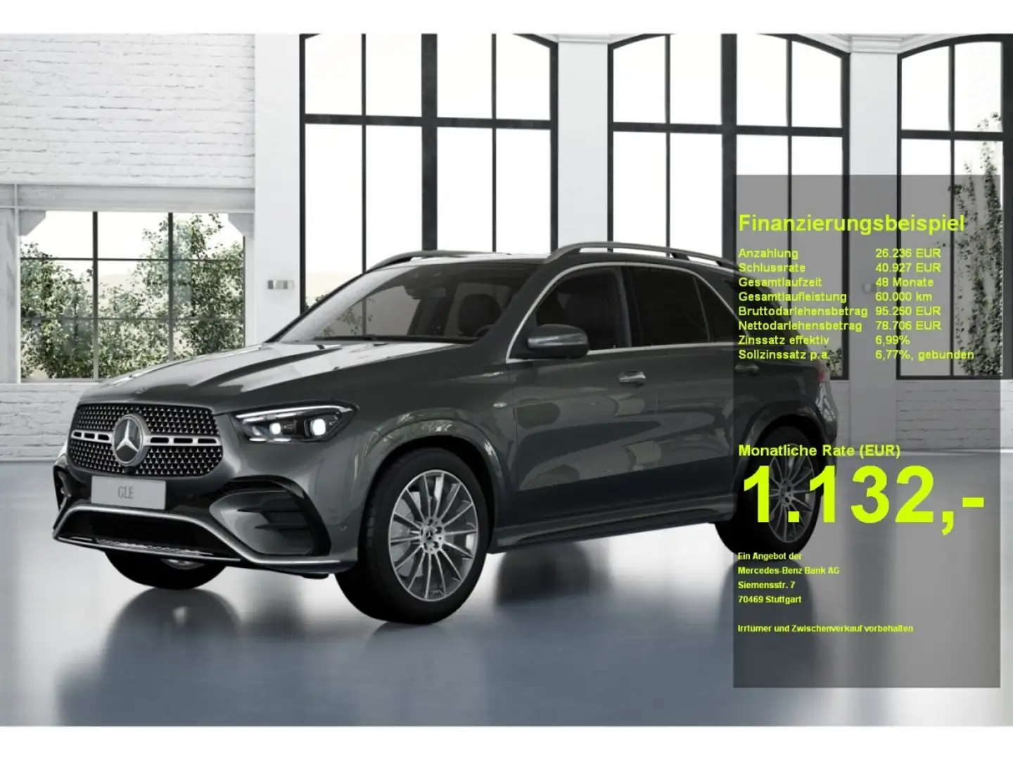 Mercedes-Benz GLE 350 de 4M #AMG #PANO #AHK #BURMESTER #360° Gris - 1