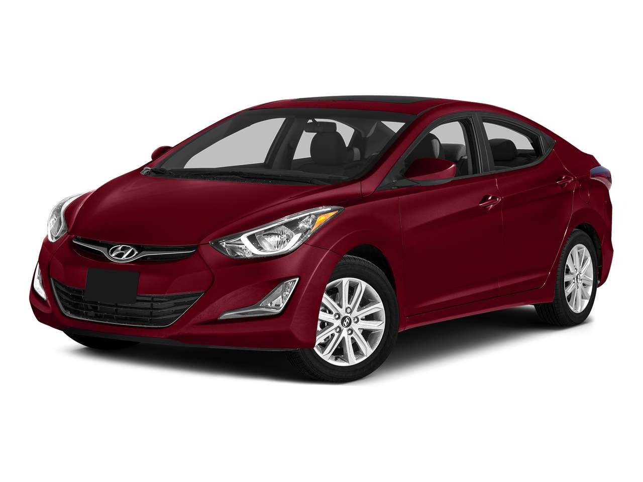 Red 2015 Hyundai Elantra Sedan Automatic