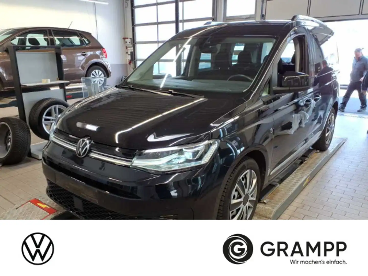 Volkswagen Caddy 2.0 TDI +AHK+ASSISTS+LED+DIGITALES+PDC+SHZ Negro - 1