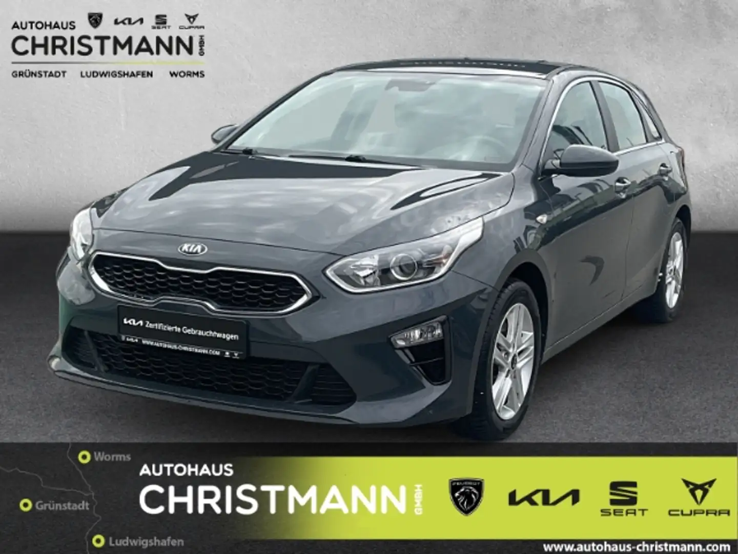 Kia Ceed / cee'd VISION 1.4 T-GDI *KOMFORT-PAKET*NAVIGATIONSSYSTEM* Gris - 1