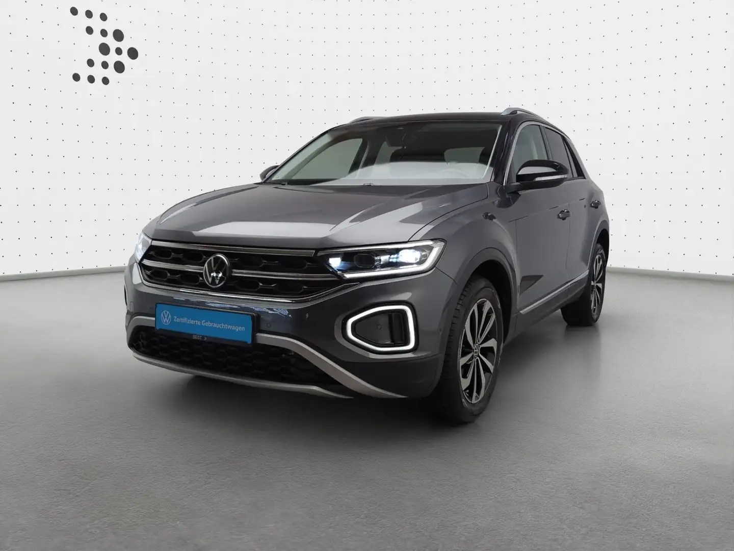 Volkswagen T-Roc T-ROC 1.5 TSI DSG STYLE*LED*AHK*PDC*SHZ*NAVI*KLI Gris - 2
