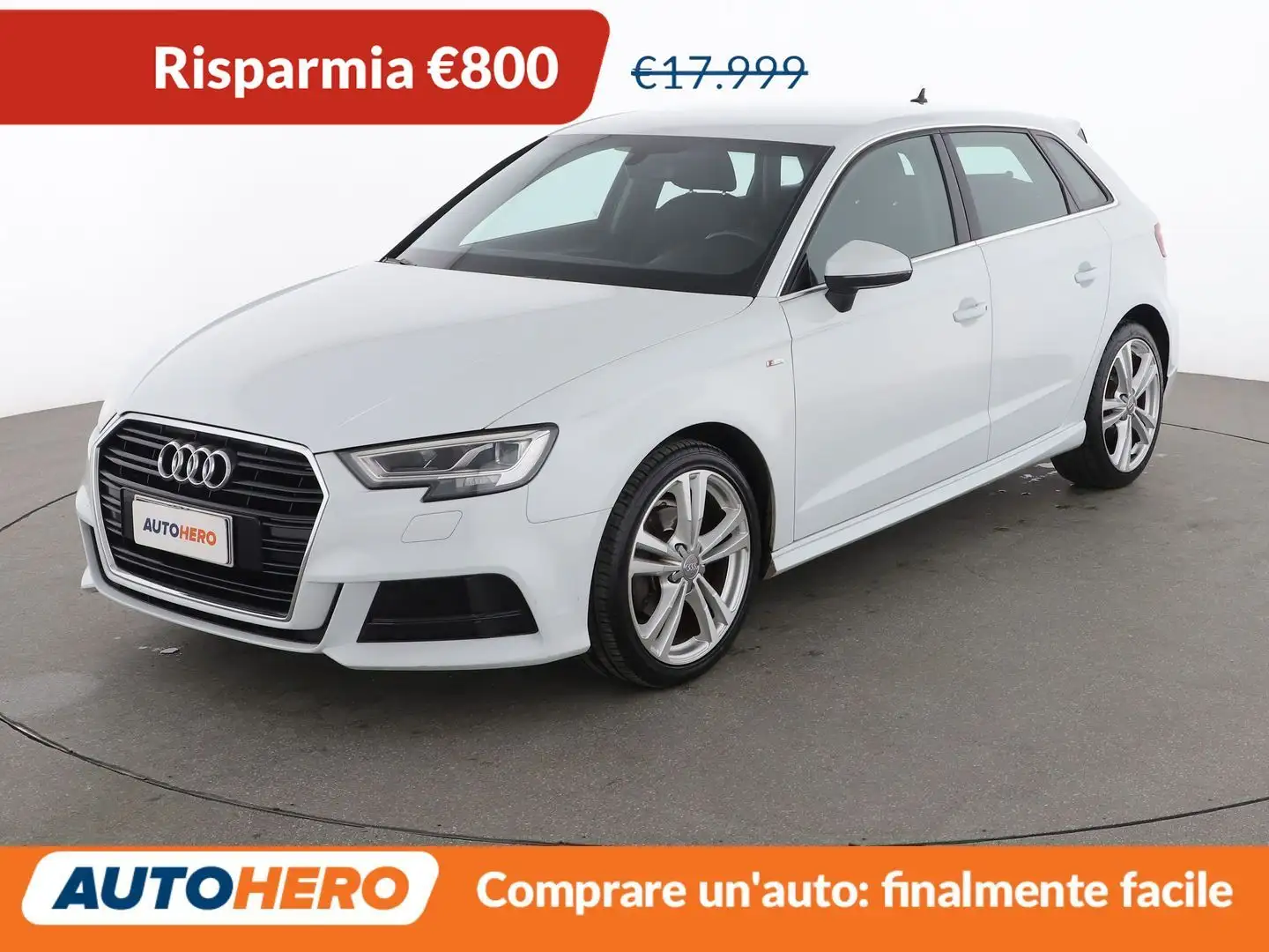 Audi A3 1.6 TDI Admired S tronic Weiß - 1