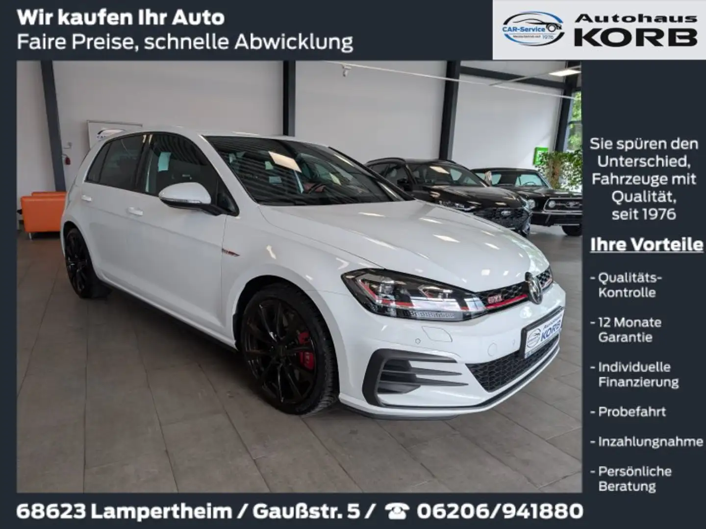 Volkswagen Golf GTI (BlueMotion Technology) DSG Performance Weiß - 1