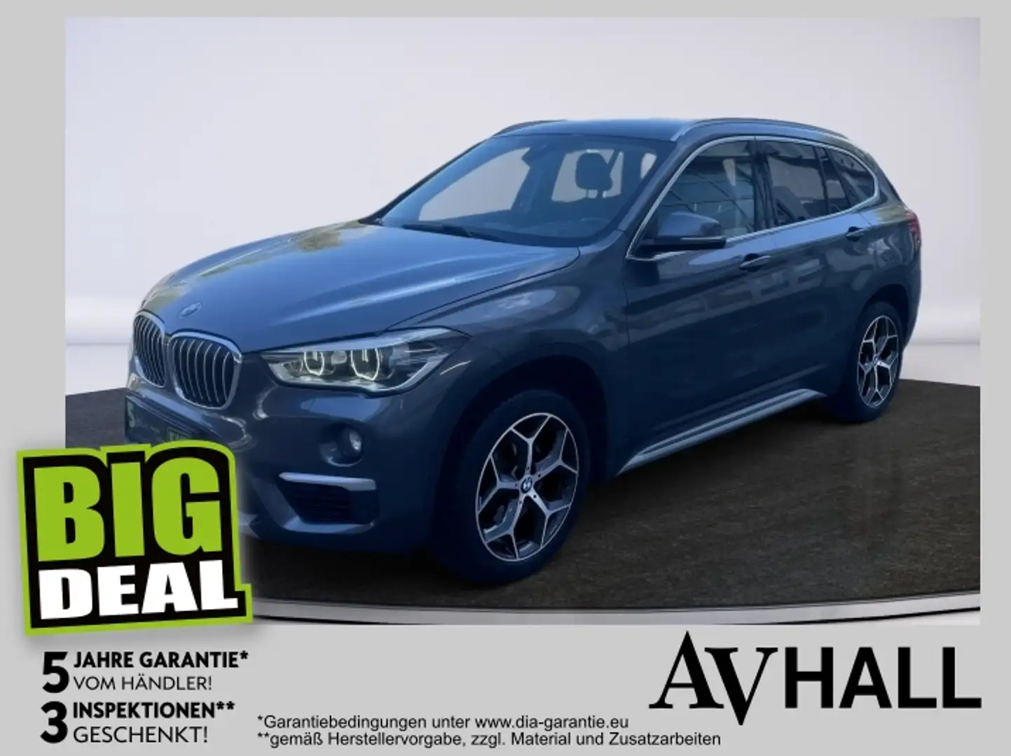 BMW X1 sDrive18d xLine Navi*Leder*AHK*Fahrass.Paket* Grau - 1
