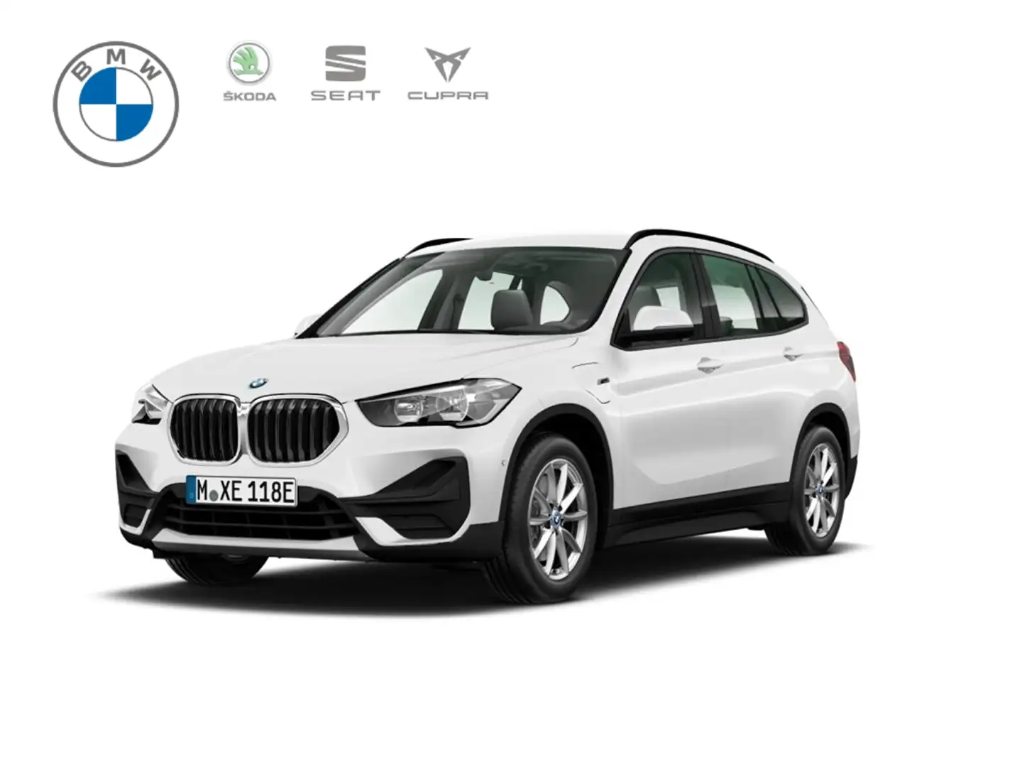 BMW X1 25 e Advantage xDrive Aut. PDC+KLIMA+DAB+NAVI+TEMP Weiß - 1