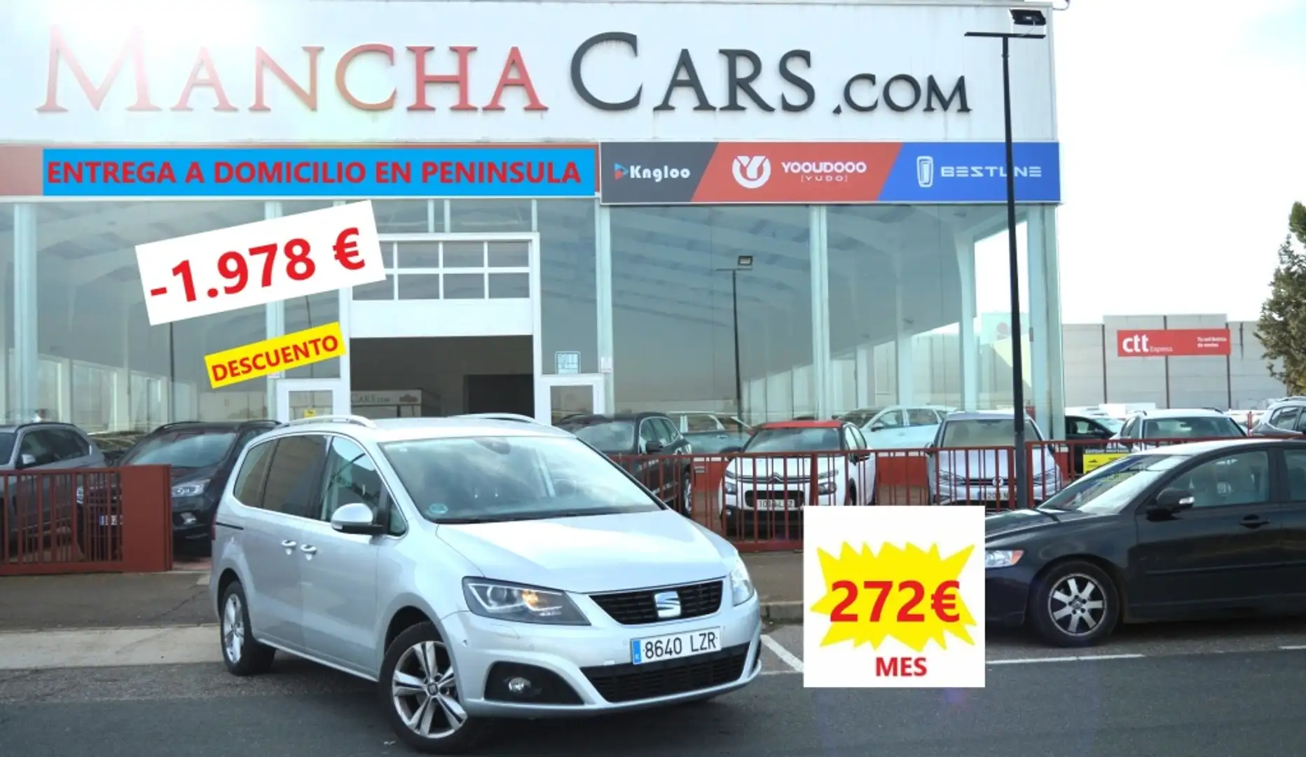 SEAT Alhambra 1.4 TSI S&S Xcellence DSG 7 plazas Gri - 1