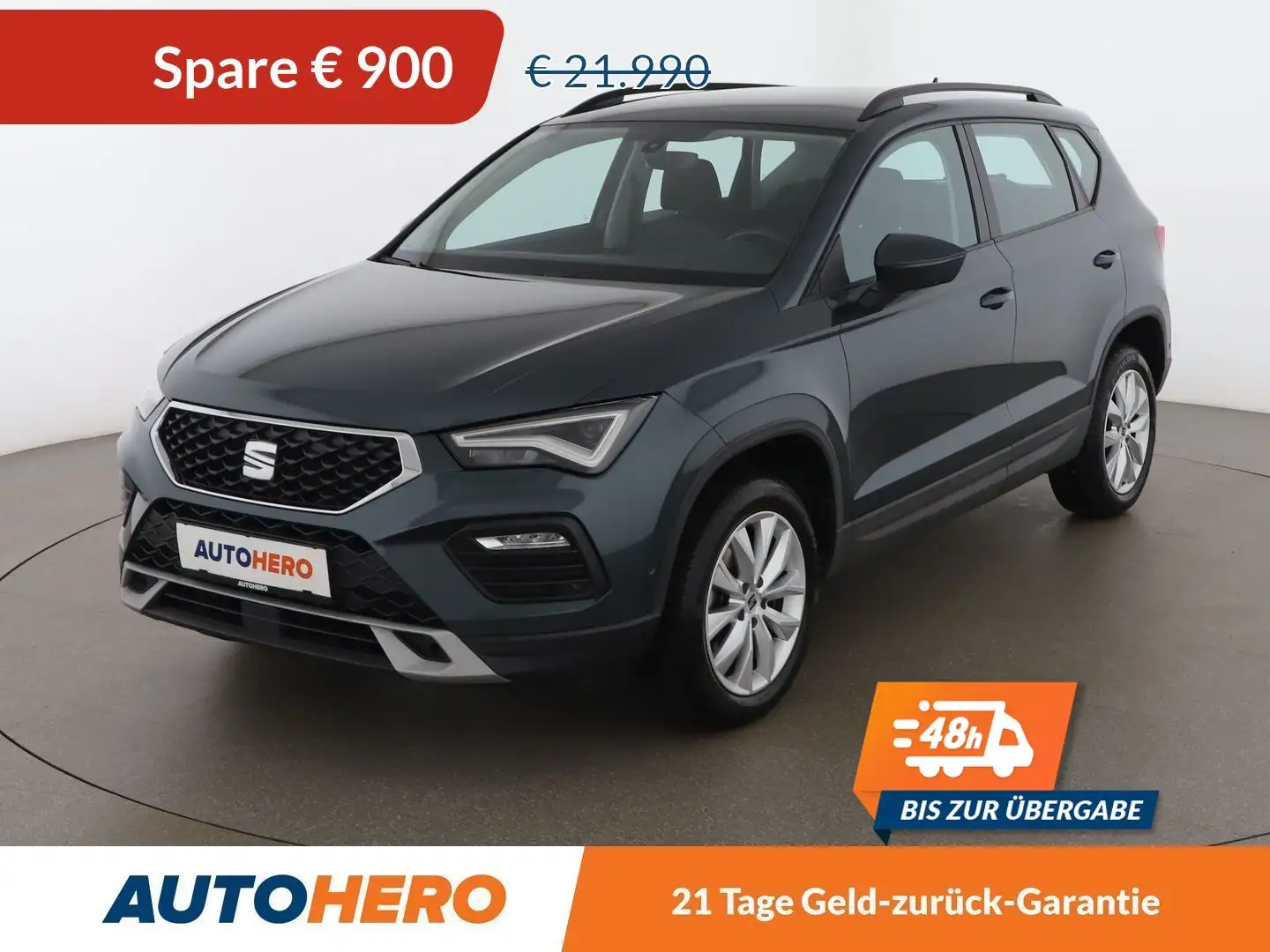 SEAT Ateca 1.0 TSI Style *LED*TEMPO*NAVI*SHZ*CARPLAY&AUTO* Vert - 1